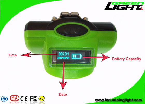 Lampu Tambang Tanpa Kabel Tahan Air OLED 13000lux IP68 Baterai Isi Ulang 6.8Ah