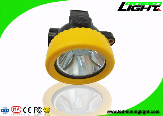 4000lux Mining Hard Hat Lights 2.2Ah Baterai Semua Dalam Satu Strcture Dengan Plug In Chager