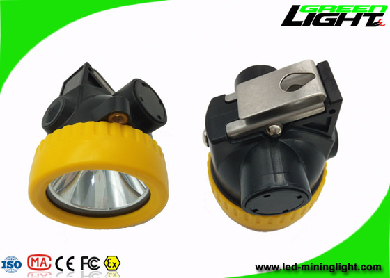 4000lux Mining Hard Hat Lights 2.2Ah Baterai Semua Dalam Satu Strcture Dengan Plug In Chager