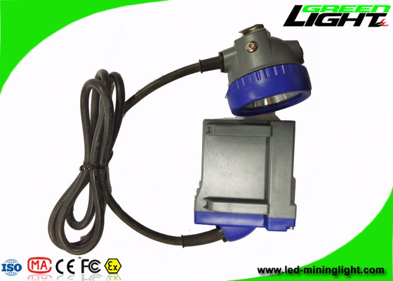 6.6Ah Baterai Li - Ion Lampu Depan LED Isi Ulang 10000lux High Beam IP68 Tahan Air