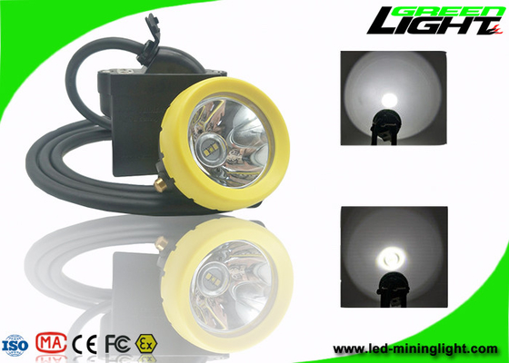 1.67W IP68 Miners Helmet Light 10000lux Brightness USB Charger Garansi 1 Tahun
