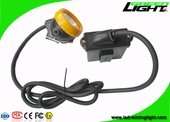10000lux Brightness Mining Cap Lights Keamanan IP68 Dengan Fungsi Peringatan Daya Rendah