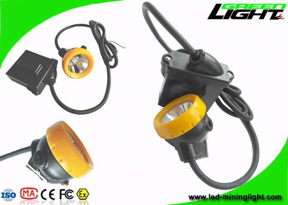 10000lux Brightness Mining Cap Lights Keamanan IP68 Dengan Fungsi Peringatan Daya Rendah