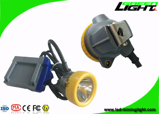 Lampu Depan Penambang Isi Ulang Bawah Tanah IP68 15000lux 6.6Ah Baterai Lithium Ion