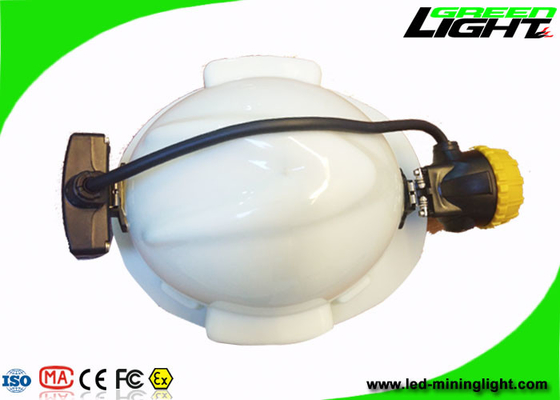 Lampu Tutup Penambangan Baterai 6.8Ah Semi Corded 15000lux Dengan Aluminium Lighting Cup