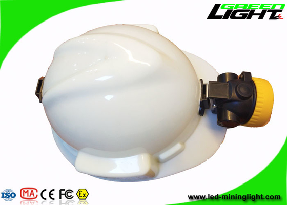 IP68 Waterproof Miners Cap Lamps Cordless 5000lux Brightness Bahan PC Ukuran Kecil
