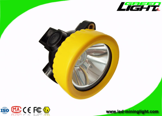 IP68 Waterproof Miners Cap Lamps Cordless 5000lux Brightness Bahan PC Ukuran Kecil