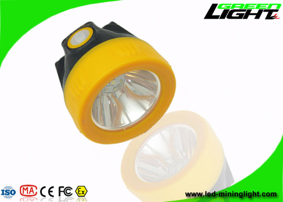 Lampu Topi Keras Pertambangan Ringan 10000lux Lampu Tanpa Kabel Pengisian Indikasi Saklar