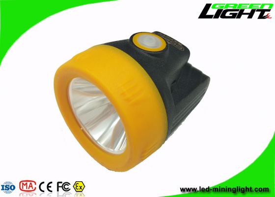 10000lux Cordless Cap Lamp Mining IP68 3.8Ah Baterai Langsung / Pengisian USB