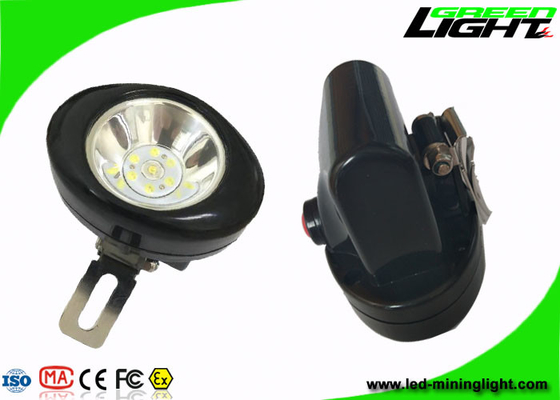 Penambangan Lampu Cap Nirkabel Anti Peledak 4000lux IP67 Baterai Isi Ulang