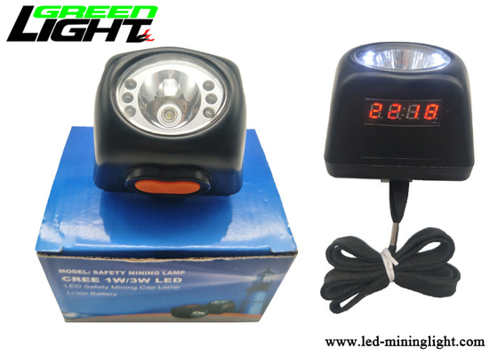 Lampu Penambangan Batubara 5.7Ah Ukuran Kecil 8000lux Lebih Tinggi Kecerahan Super Tahan Air