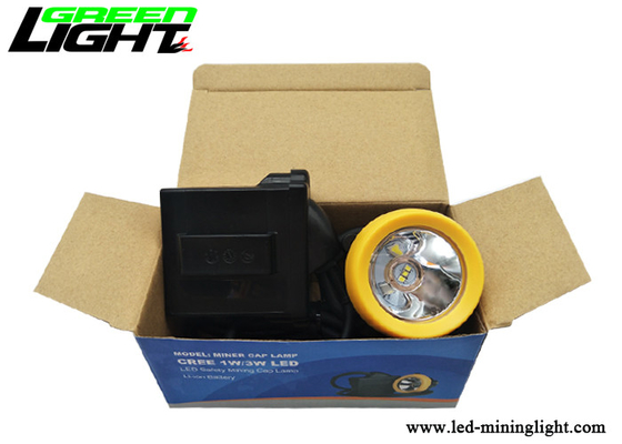 10000lux Brightness LED Mining Light 18 Jam Waktu Kerja 7.8Ah Kapasitas Baterai Li-Ion