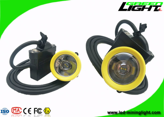 USB Charging Rechargeable Miners Headlamp 7.8Ah 10000lux Dengan Tutup Tombol Silikon