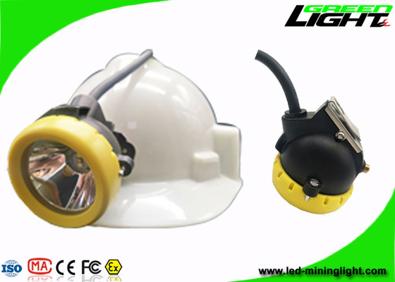 USB Charging Rechargeable Miners Headlamp 7.8Ah 10000lux Dengan Tutup Tombol Silikon