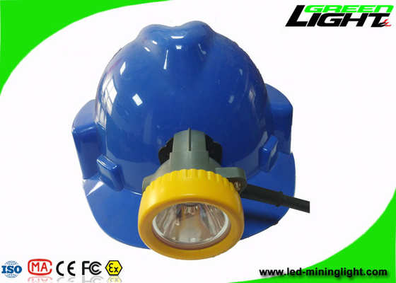 Headlamp Penambang Batubara Topi Keras 15000lux High Beam 6.6Ah Baterai Li - Ion Isi Ulang