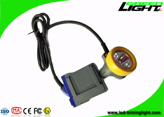 Headlamp Penambang Batubara Topi Keras 15000lux High Beam 6.6Ah Baterai Li - Ion Isi Ulang