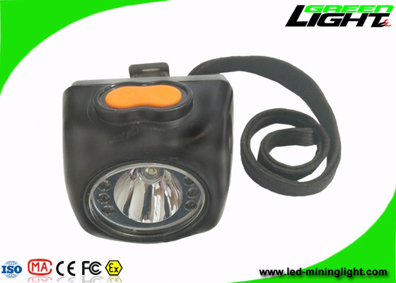 Layar Digital Lampu Depan Penambangan LED Bawah Tanah 8000lux IP68 Dengan Tali Pengaman