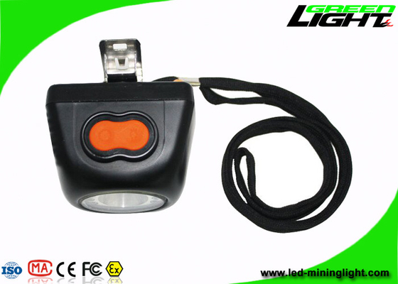 Layar Digital Lampu Depan Penambangan LED Bawah Tanah 8000lux IP68 Dengan Tali Pengaman