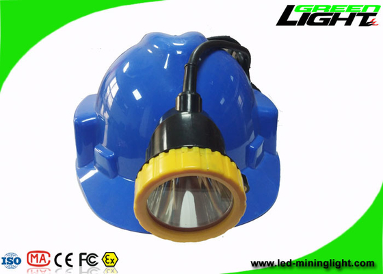 50000lux Brightness LED Coal Mining Cap Lamp IP68 Waterproof 11.2Ah Untuk Berburu