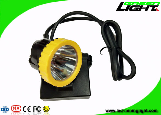 50000lux Brightness LED Coal Mining Cap Lamp IP68 Waterproof 11.2Ah Untuk Berburu