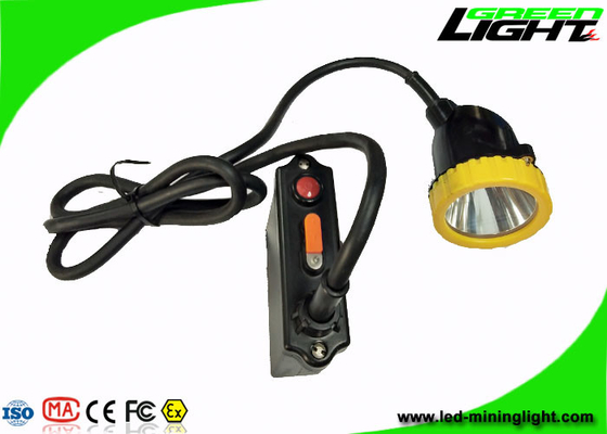 Lampu Pertambangan Batubara 50000lux Super Terang IP68 11.2Ah Dengan Aluminium Lighting Cup