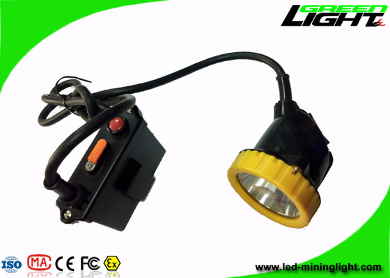 Lampu Pertambangan Batubara 50000lux Super Terang IP68 11.2Ah Dengan Aluminium Lighting Cup