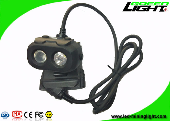 Lampu Tambang LED Dual Beam 15000lux 10.4Ah Baterai Panasonic Antistatic Matetial