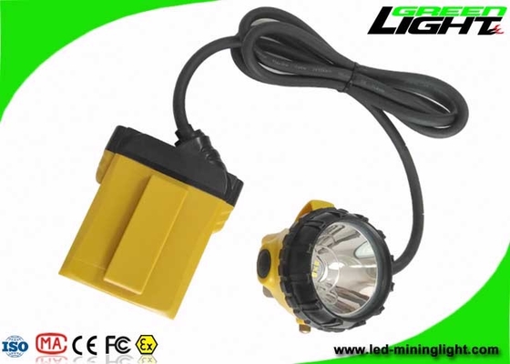 10.4Ah Samsung Battery Coal Mining Lights Kecerahan 25000lux Dengan Fungsi Peringatan Daya Rendah SOS