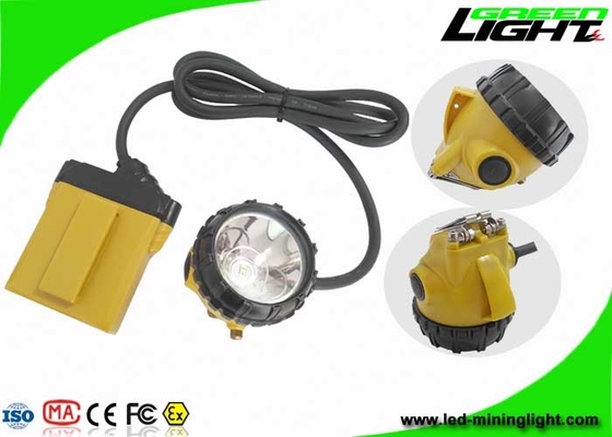 10.4Ah Samsung Battery Coal Mining Lights Kecerahan 25000lux Dengan Fungsi Peringatan Daya Rendah SOS