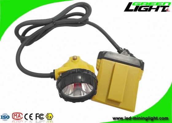 Safety Coal LED Mining Light Empat Tingkat Pencahayaan 25000lux Brightness 15hrs Lighting Time