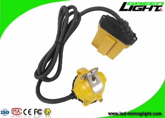 Safety Coal LED Mining Light Empat Tingkat Pencahayaan 25000lux Brightness 15hrs Lighting Time