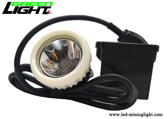 Bahan ABS Lampu Penambangan Led Isi Ulang 6.6Ah Baterai Li Ion 10000lux Brightness