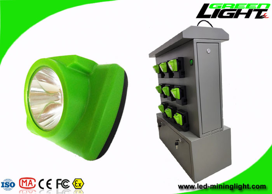 GLC-6 Cordless Cap Led Mining Headlamp 110 V-240 V 18 Unit Pengisian Rak