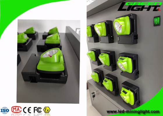 GLC-6 Cordless Cap Led Mining Headlamp 110 V-240 V 18 Unit Pengisian Rak