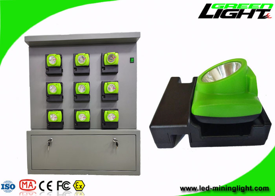 GLC-6 Cordless Cap Led Mining Headlamp 110 V-240 V 18 Unit Pengisian Rak
