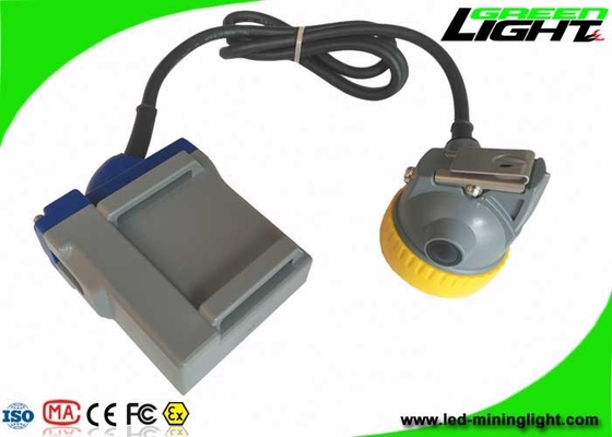 Lampu Penambangan LED Keamanan Bawah Tanah 6.6Ah Baterai Isi Ulang 15000lux Headlamp