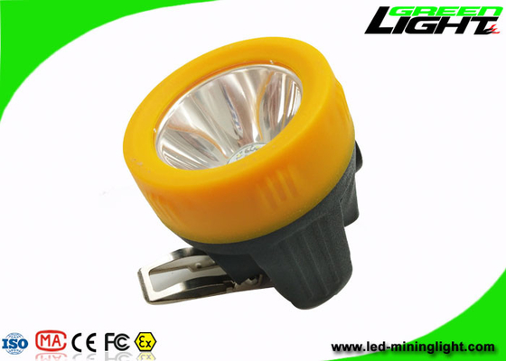 10000lux Potable Cordless Cap Lamp, Hard Hat Lights Mendukung Pengisian DC / USB