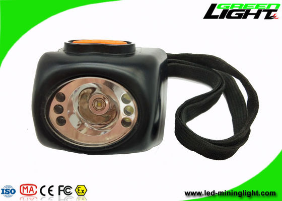 IP68 Ukuran Kecil Lampu Penambangan Batubara Digital 8000lux 30/70 Derajat Klip Badan Lampu PC