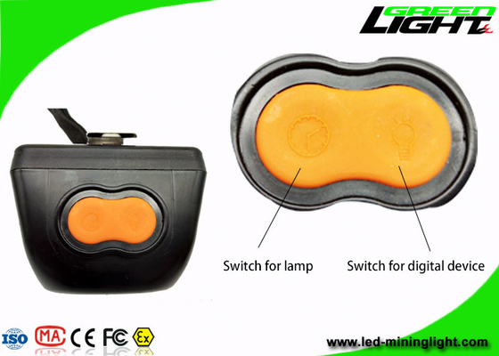IP68 Waterproof 5.7Ah Cordless Mining Lights 8000lux Bahan PC Baterai Lithium Ion