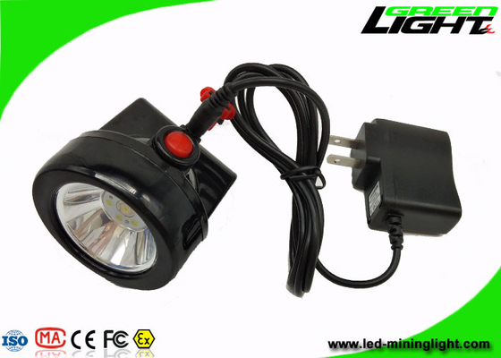 1000 Siklus Baterai Lampu Penambangan Isi Ulang 10000lux Dukungan Plug - In Pengisian