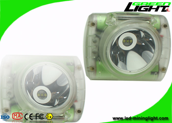 Lampu Cap Penambang Isi Ulang Ringan 13000 Lux Tahan Air IP68 Dengan Pengisi Daya USB