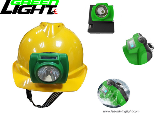 Anti Explosive CREE Rechargeable LED Headlamp 13000lux Dengan Tampilan Layar OLED