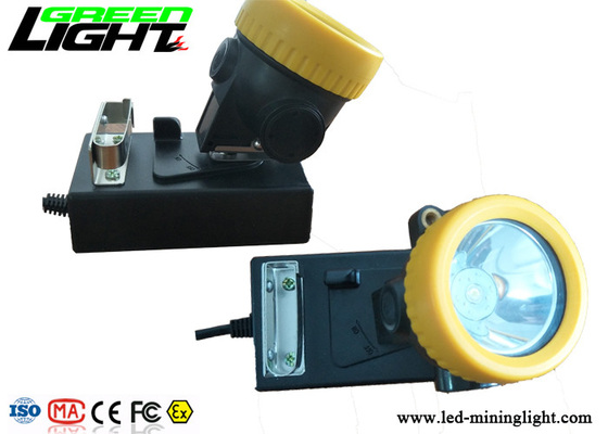 Lampu Topi Keras Penambang Isi Ulang Kecerahan 5000lux Bahan ABS Tahan Air IP68