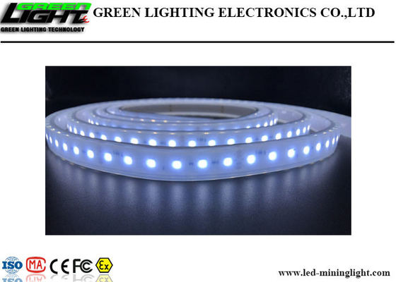 Lampu Strip Fleksibel LED Bukti Ledakan Kecerahan Tinggi Putih Dingin Untuk Penambangan Bawah Tanah