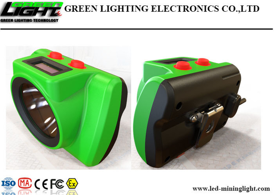 Layar OLED LED Cordless Cap Lamp CREE Bulb Ukuran Kecil Instal Sistem Pelacakan