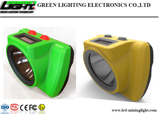 Layar OLED LED Cordless Cap Lamp CREE Bulb Ukuran Kecil Instal Sistem Pelacakan
