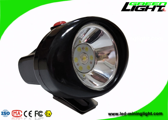 Lampu Tutup Tambang Ringan 4000 Lux Plug - In Pengisian Dengan Braket Helm