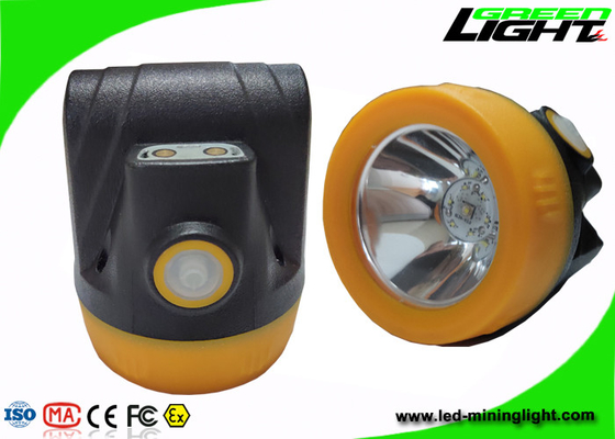 3.8Ah Battery Hard Hat Headlamp, Headlamp Penambang Isi Ulang Tahan Air IP68
