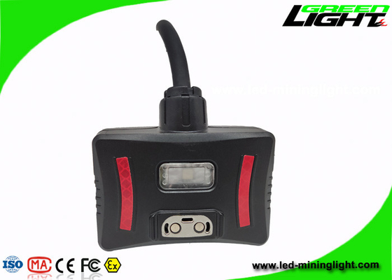 Brightness 15000lux Mining Cap Lamp Aluminium Lighting Cup Peringatan Daya Rendah