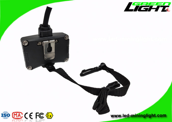 Brightness 15000lux Mining Cap Lamp Aluminium Lighting Cup Peringatan Daya Rendah
